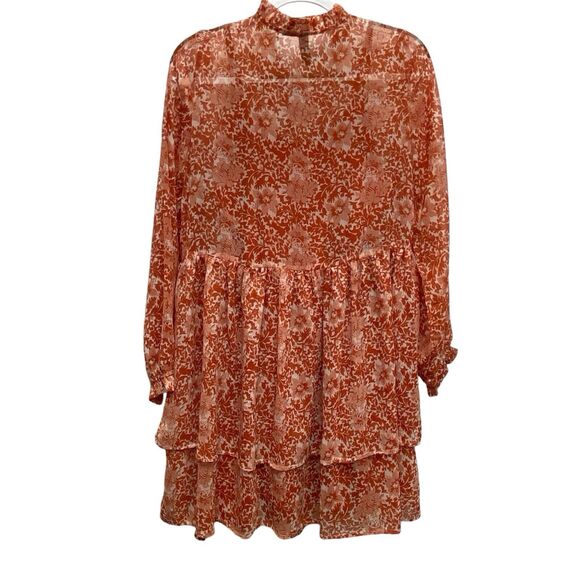 Y.A.S Yasdamask Long Sleeve Tunic Floral Boho Hippie Babydoll Dress - Size Small - Picture 2 of 10